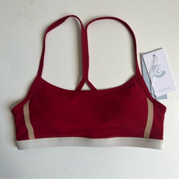 Calme Endurance Cross Back Sports Bra - S - Picture 2 of 5